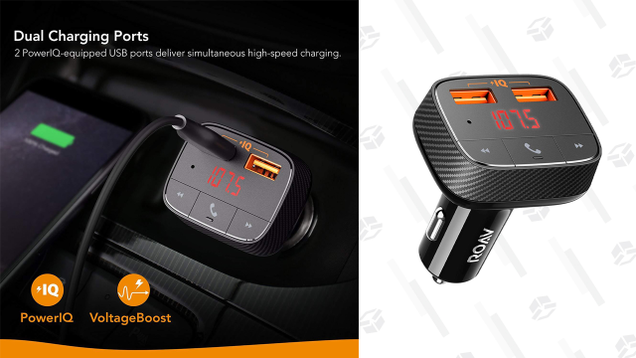 Anker SmartCharge F0 Bluetooth FM Transmitter | $13 | Amazon | Promo code ROAV88FF